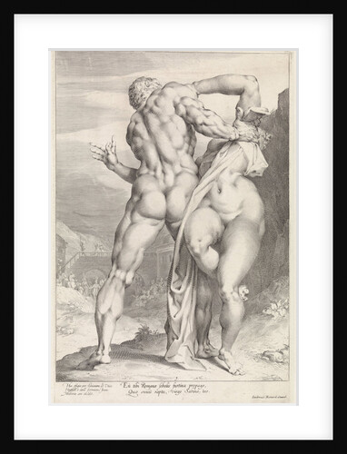 Rape of a Sabine woman, rear view by Louis Renard