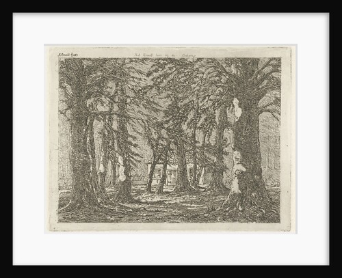 House in the forest by Gerardus Emaus de Micault