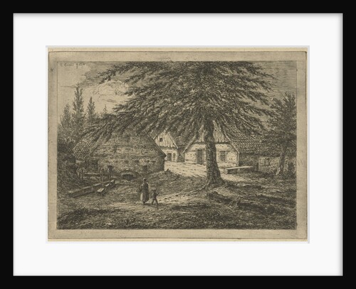 Barnyard by Gerardus Emaus de Micault