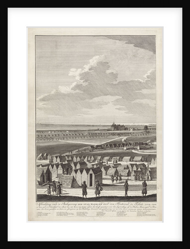 Siege of Haarlem, 1572-1573 (left page) by Bernardus Kleynhens