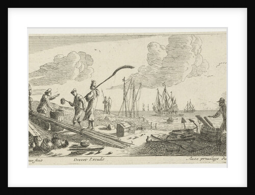 Sailors at the seaside by Lodewijk XIV