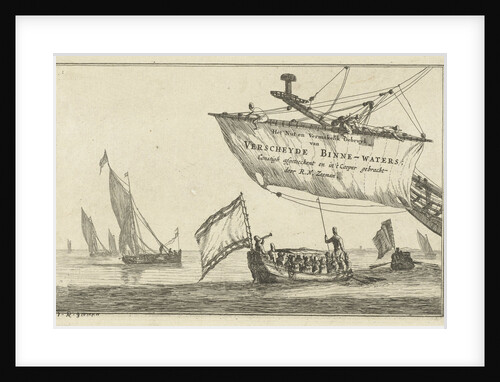 States Loupe and sailing on calm water by Reinier Nooms