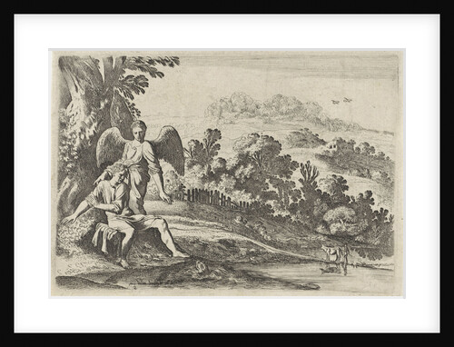 Tobias scares the fish by Hendrick Hondius I