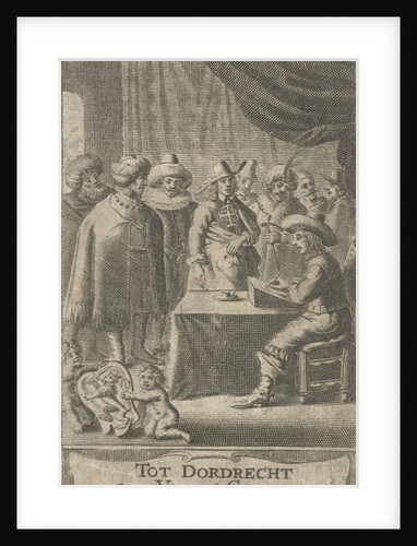 Man at desk by V. Caymax