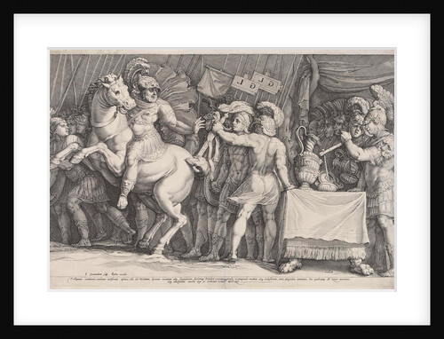 Marcus Furius Camillus arrives in Rome, Italy by Claes Jansz. Visscher II