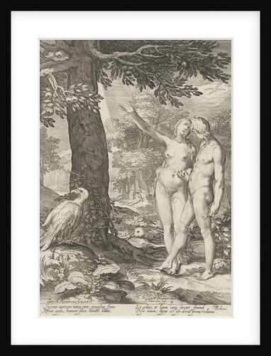 Adam and Eve before the Tree of Knowledge of Good and Evil by Isack Houwens