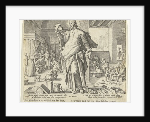 The physician as god by Claes Jansz. Visscher II