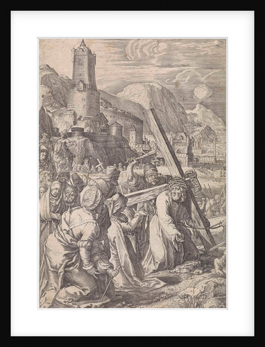 Carrying of the Cross by Abraham Hogenberg