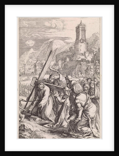Carrying of the Cross by Hendrick Goltzius