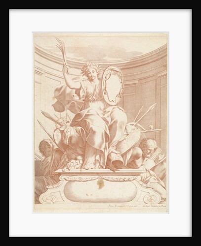 Victory holding a palm branch in his hand by Michel Natalis