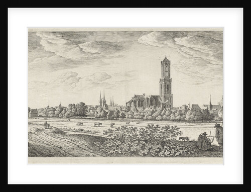 View Utrecht (plate II) by Herman Saftleven