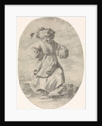 Dancing farmer, Nicolaes van Lijnhoven by Andries Both