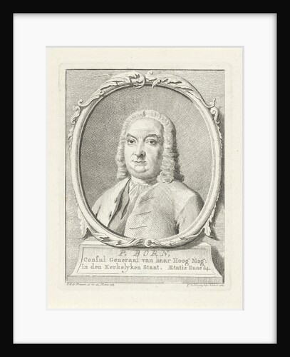 Portrait of P Born by Cornelis van Noorde