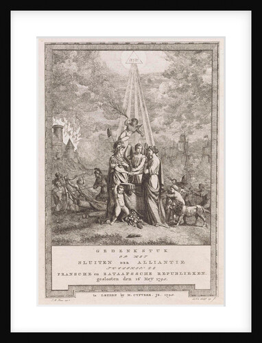 Allegory of the Alliance's close by Johannes Huibert Prins