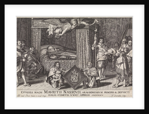 Portrait of Gaspar de Daillon du Lude by Bed of Prince Maurits