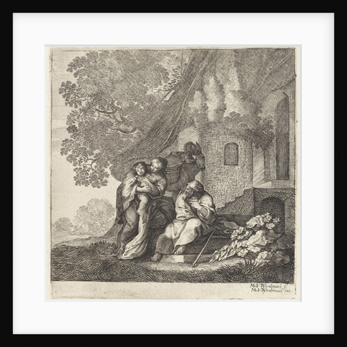 Return of the Holy Family from Egypt by Matheus Moysesz. van Wtenbrouck