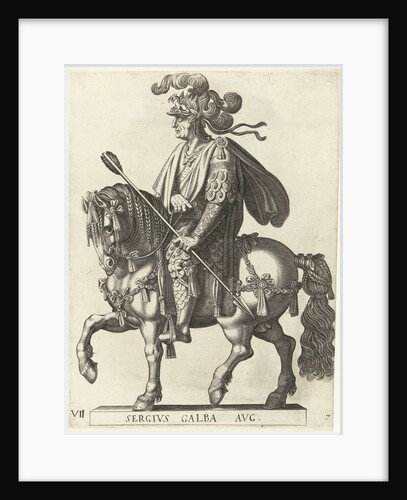 Equestrian Portrait of Emperor Galba, Laurens Eillarts by Antonio Tempesta