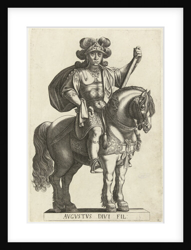 Equestrian Portrait of Emperor Augustus, Laurens Eillarts by Antonio Tempesta