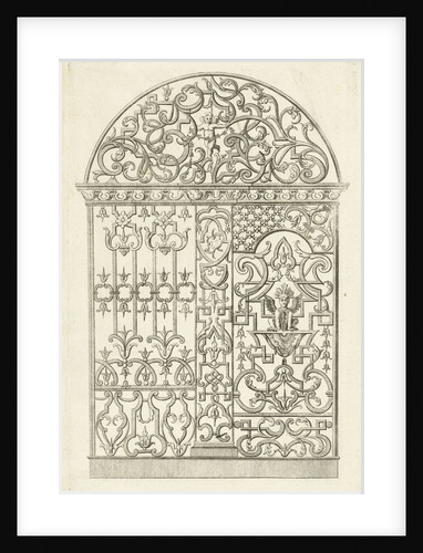 Scrolling with flowers and vines by Johann Christoph Weigel