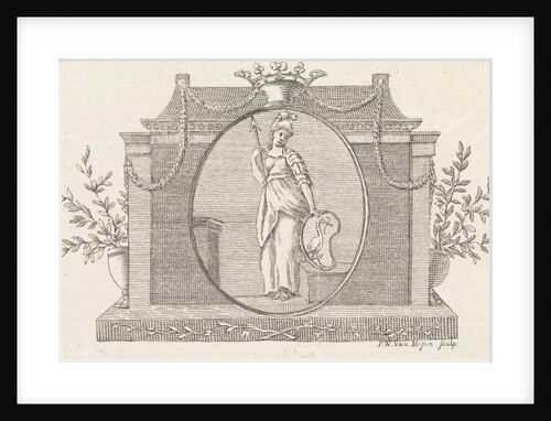 Minerva with the Hague weapon by Pieter Willem van Megen