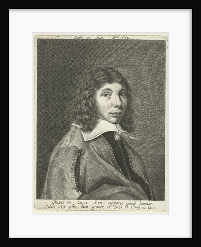 Self-portrait at the age of 19 by Hendrik Bary