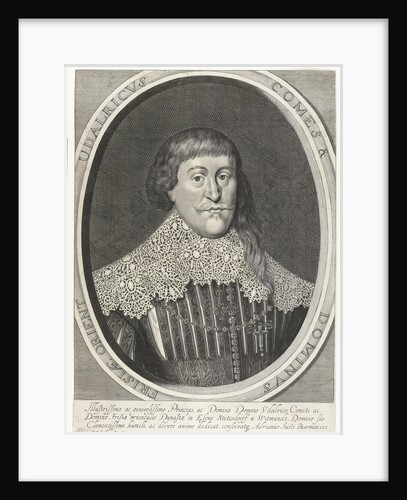 Portrait of Udalricus of East Friesland by Adriaan Justus Bierman