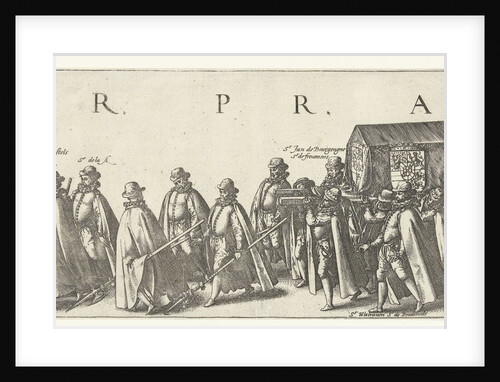 Coffin of the Prince of Orange, Messrs Andemfort, de Viery, Van der A by Anonymous