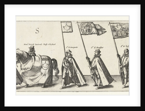 Messrs Jan Bax van Heusden, Dierick Duvoorde, bailiff of Den Briel, Van Marquette, Van Mansaert and Van Ryhoven by Anonymous