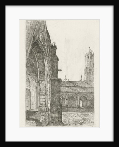 Part of a monastery at Utrecht Cathedral by Josef Hoevenaar