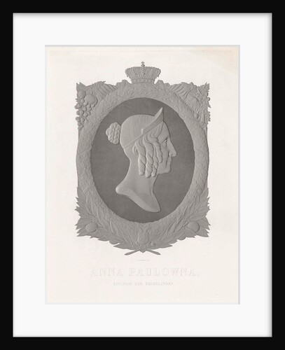 Portrait of Anna Pavlovna, Queen of the Netherlands by Jan Dam Steuerwald