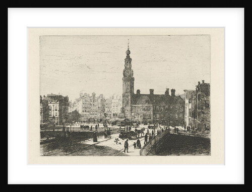 View Muntplein Amsterdam by Johan Conrad Greive