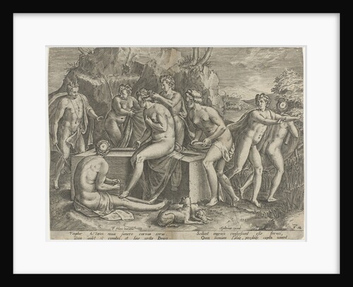 Diana and Actaeon by Julius Goltzius