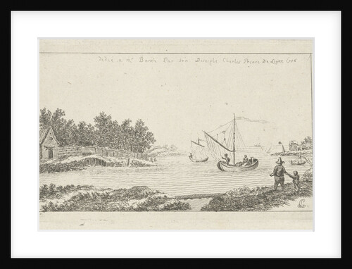 View of a river, Charles Joseph Emmanuel de Ligne by Barsch