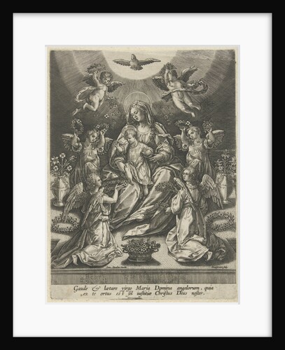 Madonna and Child surrounded by angels by Samuel van Hoogstraten