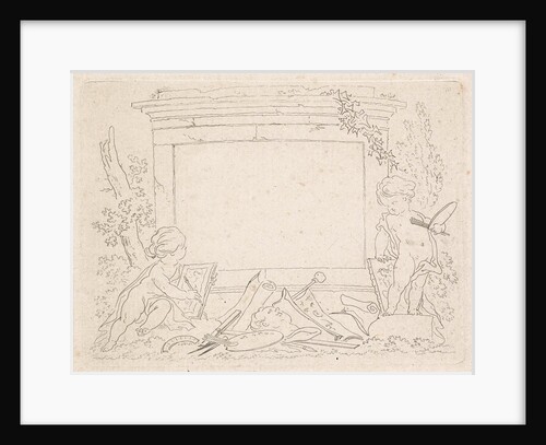 Vignette with drawing and painting gear by Derk Anthony van de Wart