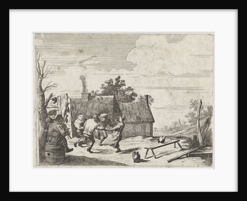 Farmers Dancing to the music of two musicians by Quirin Boel