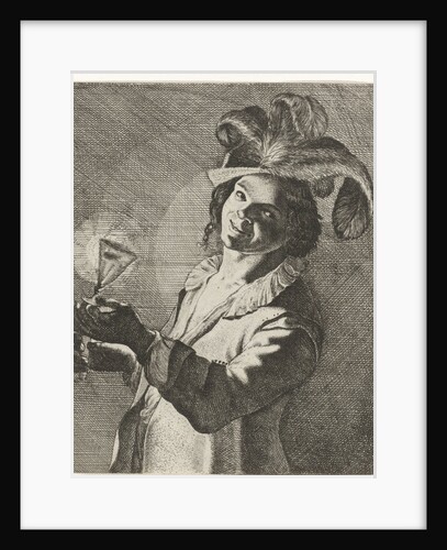 Smiling boy with a glass in hand by Jan Matham