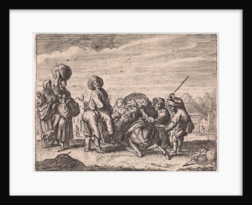 The braying donkey by Cornelis de Wael