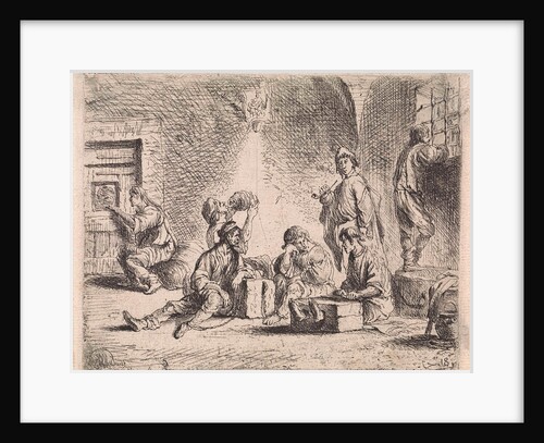 Prisoners in prison by Cornelis de Wael