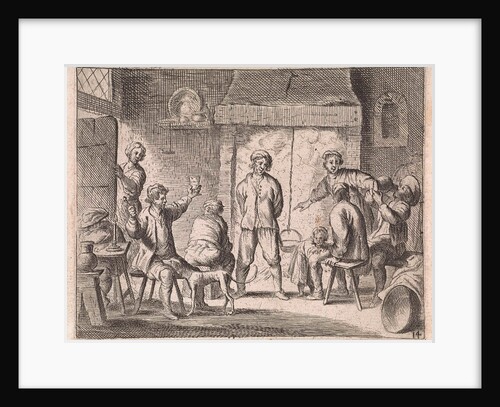 Peasants in an inn by Cornelis de Wael