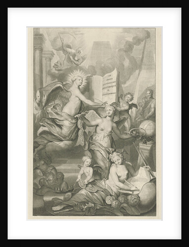 Fame, Eternity and Writing Arts by Pieter van Gunst