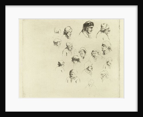 Study Journal sixteen heads by Marie Lambertine Coclers