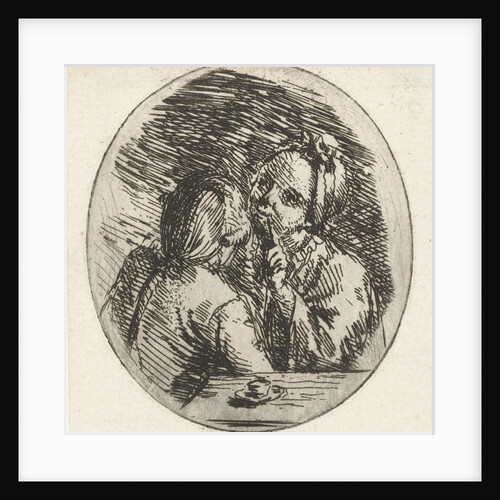 Man and woman talking by Louis Bernard Coclers