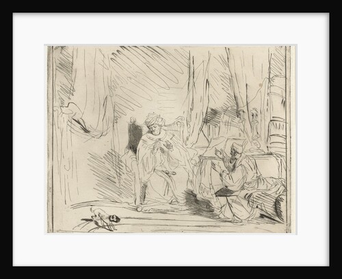 David and Nathan by Rembrandt Harmensz. van Rijn