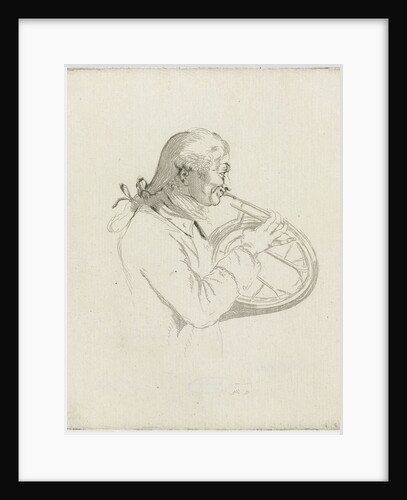 Portrait of the hornist Pelting by Louis Bernard Coclers
