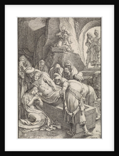 Entombment of Christ by Hendrick Goltzius