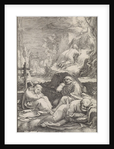 Christ in the Garden of Gethsemane by Hendrick Goltzius
