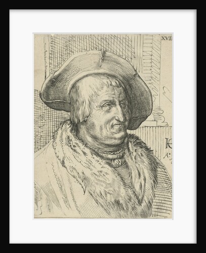 Portrait of a man with a hat by Anonymous