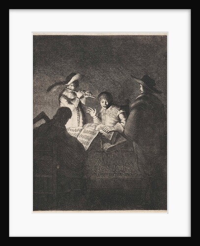 Music making company by Jan Gillisz. van Vliet