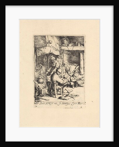 Father feeds a child by Adriaen van Ostade